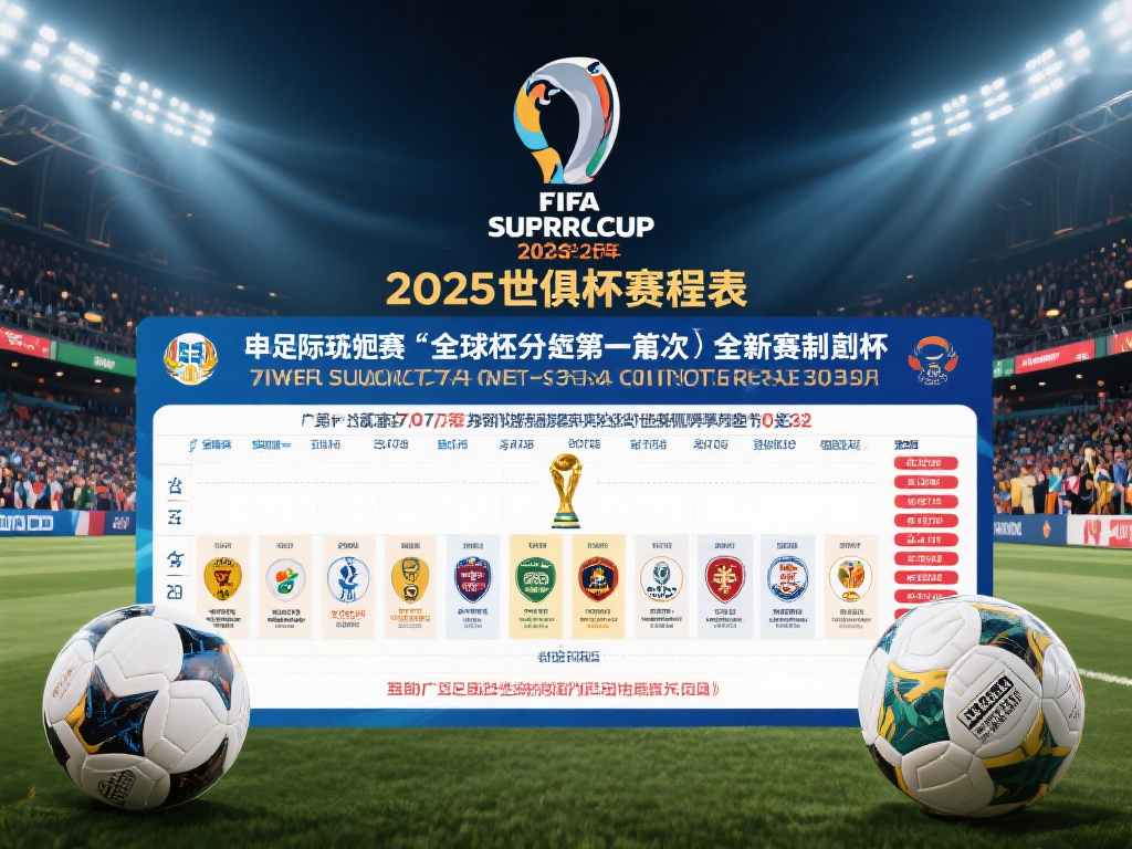 2025年世俱杯赛程表曝光时间及对阵安排预测 赛事前瞻:全球瞩目的足球盛宴
2025